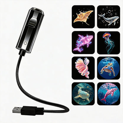 Plug-and-Play HD Galaxy & Ocean Projektor Nattlys 🥳55 000+ fornøyde brukere