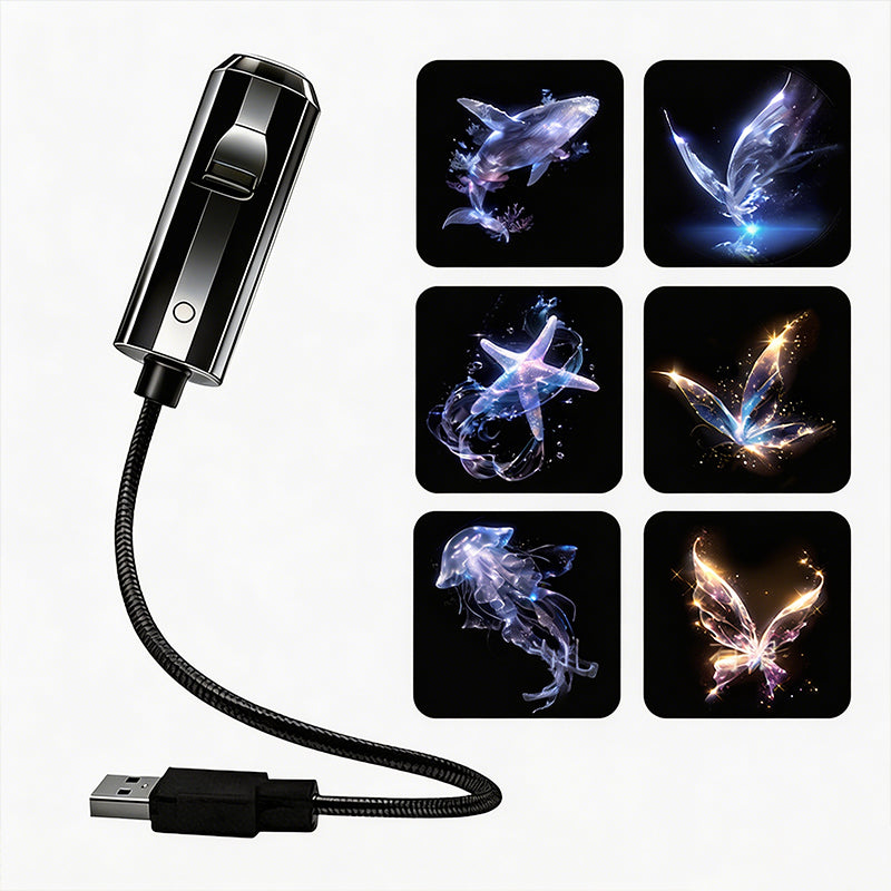 Plug-and-Play HD Galaxy & Ocean Projektor Nattlys 🥳55 000+ fornøyde brukere