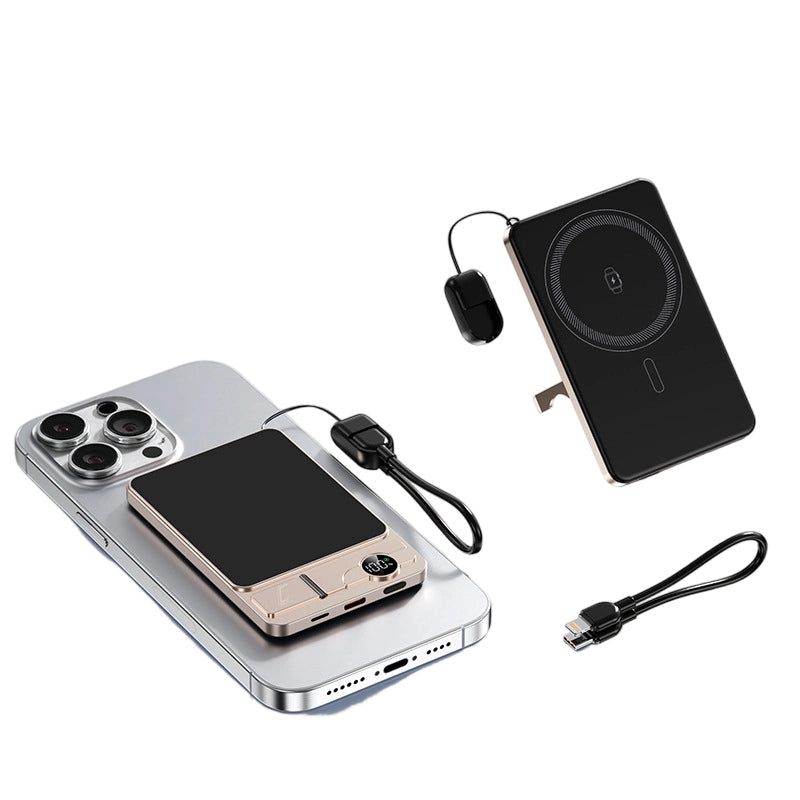🔋⚡ 22,5 W powerbank – magnetisk, slank, lader opp 3 enheter samtidig!