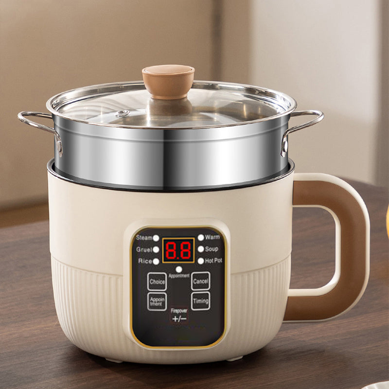 🍲 50 % RABATT I BEGRENSET TID! ✨ Multifunksjonell smart elektrisk gryte – 6 forhåndsinnstilte programmer, forsinkelsestimer, dampkoker 🍜