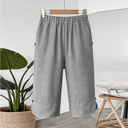 🌸☀️ 50 % RABATT! Pustende sommercapribukser til dame – Komfort og stil