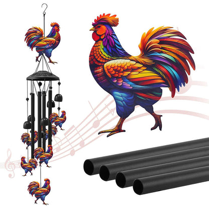 🎵 50 % RABATT I BEGRENSET TID! 💥 Vintage vindklokker i metall | Elegant hagedekor i svart aluminium med fugle- og sommerfugldetaljer for terrasse og veranda