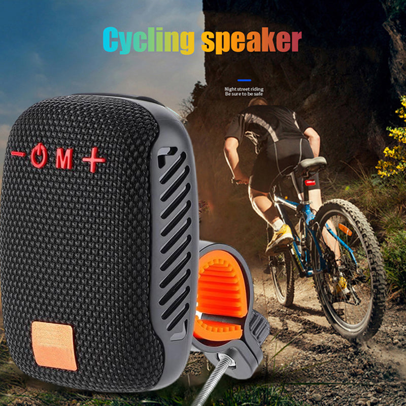 🚴‍♂️🎵 Vanntett Bluetooth-høyttaler for sykkel – IPX5, TWS-stereo, håndfrie samtaler. Sikker montering, 70 m rekkevidde. Sykle med rytmer! 🔊✨