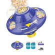 🛸 50 % RABATT I BEGRENSET TID! 💥 Smart roterende UFO-boblemaskin – 360° rotasjon, RGB-lys, unngåelse av hindringer ✨