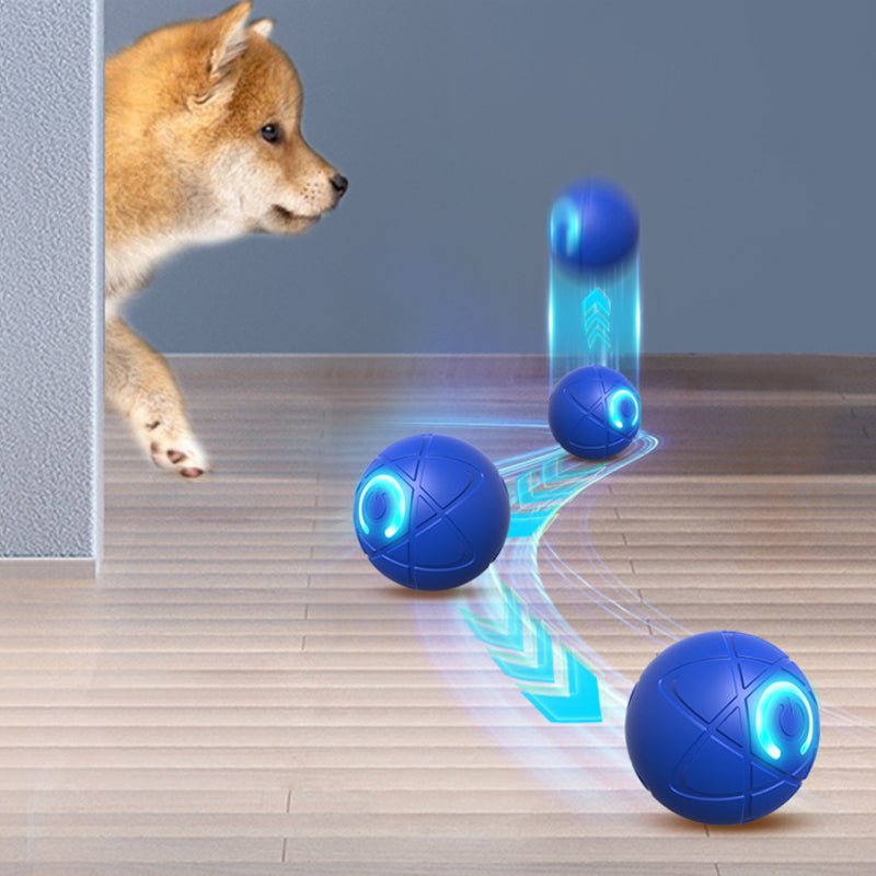 ⏰🔥BEGRENSET TID 50 % RABATT!🔥50 000+ SOLGT! 🐾 AUTOMATISK SPRETTENDE SMART KJÆLEDYRBALL MED FJERNKONTROLL – 3 interaktive moduser | Tyggesikker E-TPU | USB-C oppladbar 🎾