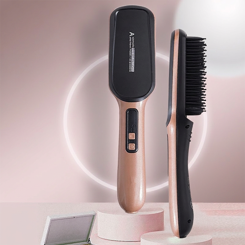💇‍♀️Negativ ion 2-i-1 rettetangbørste – krusfritt, raskt stylingverktøy for håret ✨