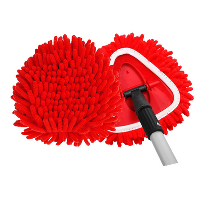 🧹 Chenille spinnmoppehode – ultraabsorberende mikrofiberrefillpads | Våt og tørr bruk | Maskinvaskbar | Passer de fleste spinnmopper ✨