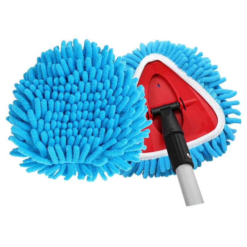 🧹 Chenille spinnmoppehode – ultraabsorberende mikrofiberrefillpads | Våt og tørr bruk | Maskinvaskbar | Passer de fleste spinnmopper ✨