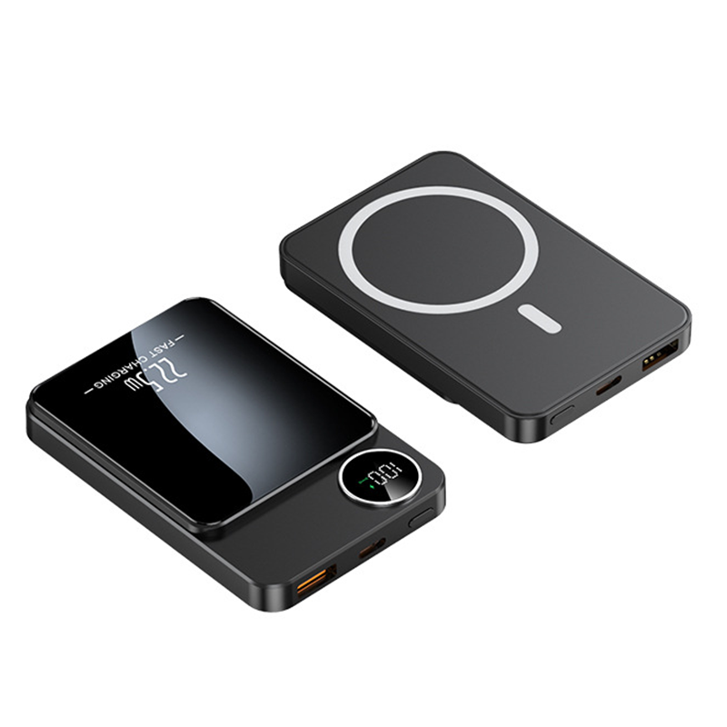 🔋⚡ 22,5 W powerbank – magnetisk, slank, lader opp 3 enheter samtidig!