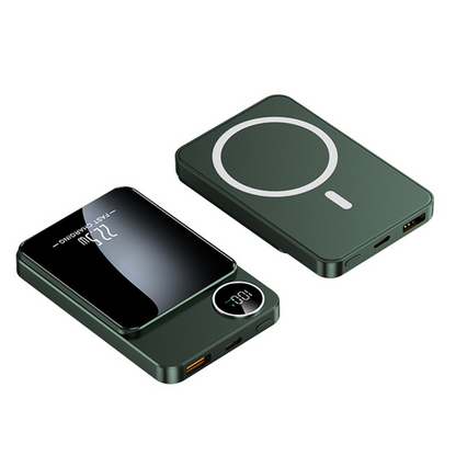 🔋⚡ 22,5 W powerbank – magnetisk, slank, lader opp 3 enheter samtidig!