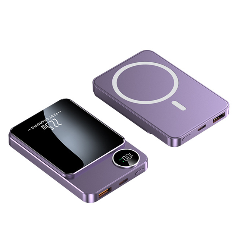 🔋⚡ 22,5 W powerbank – magnetisk, slank, lader opp 3 enheter samtidig!