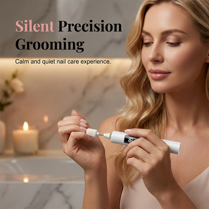 💎 50% RABATT I BEGRENSET TID! ✨Profesjonell elektrisk neglefil – oppgrader neglepleien din med 99 hastigheter og 4 tilbehør ✨💅