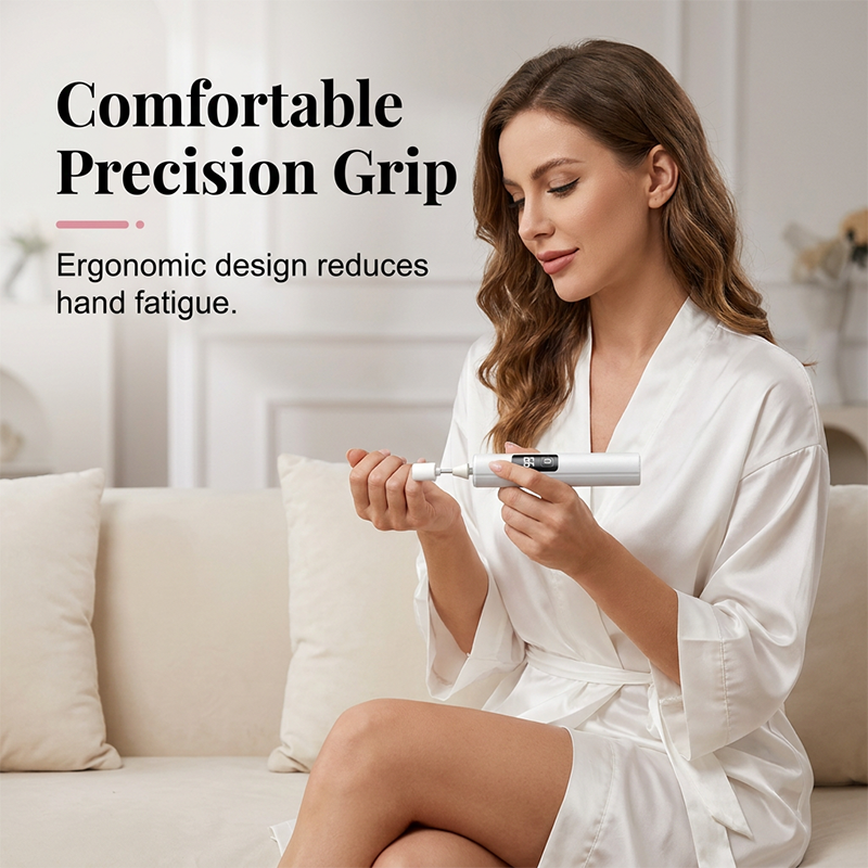 💎 50% RABATT I BEGRENSET TID! ✨Profesjonell elektrisk neglefil – oppgrader neglepleien din med 99 hastigheter og 4 tilbehør ✨💅