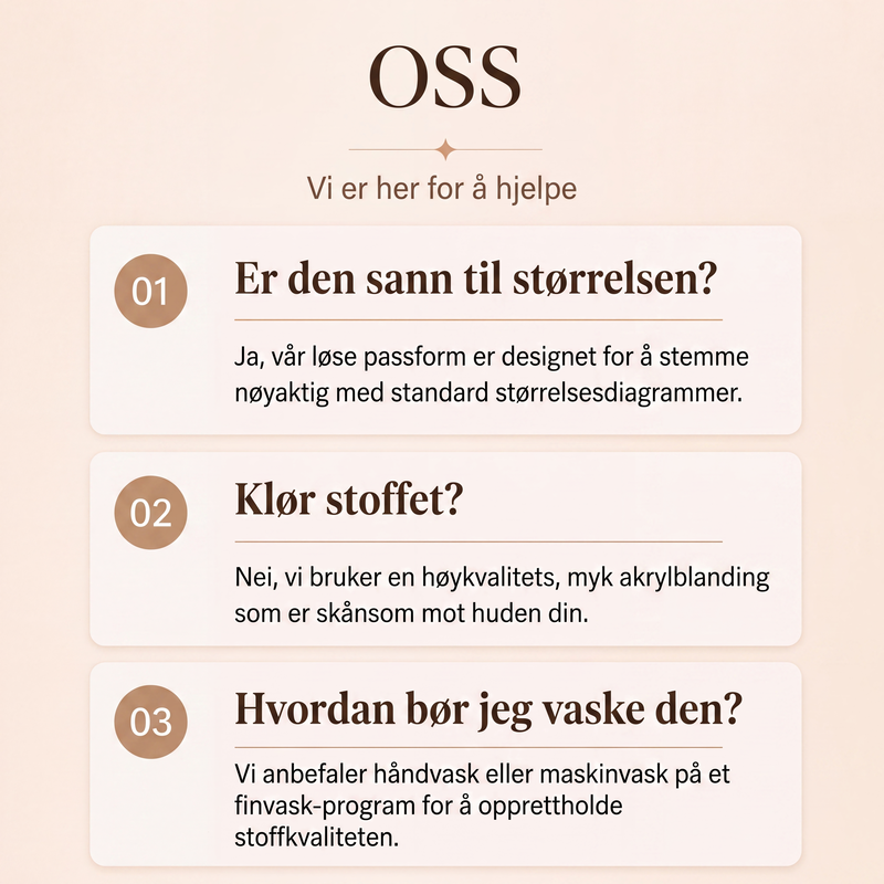 Damegenser med V-hals og avslappet passform