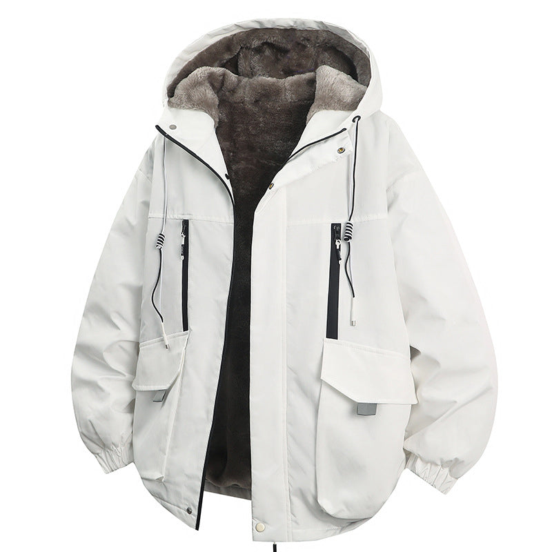 🔥 50 % RABATT! 🧥 Parka med hette og plysjfôr for menn — Hold deg varm med stil denne vinteren ❄️