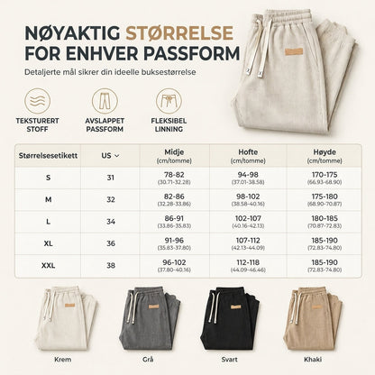 Herre lette fløyelshoser – Løs passform og rette ben i avslappet stil ✨👖🍂