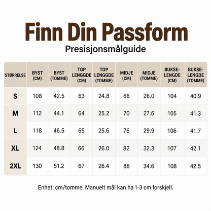 Damesett med skulderfri langermet topp og viddebena bukse