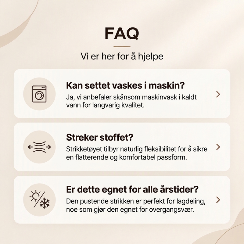 Damesett med skulderfri langermet topp og viddebena bukse