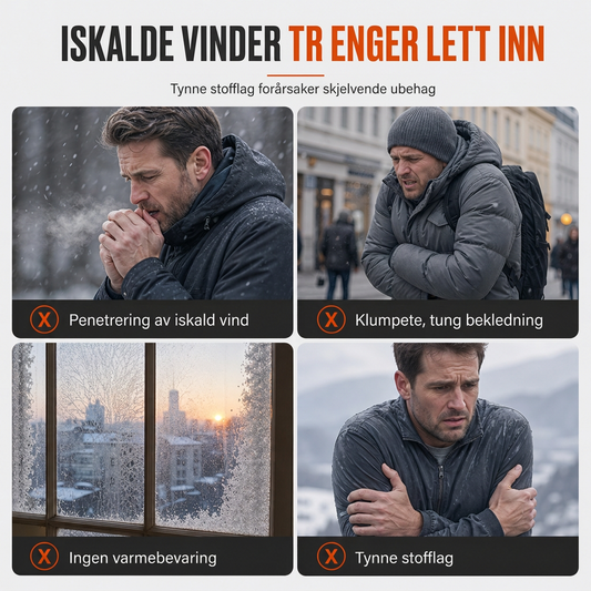 Herre, uformell tykk hettegenser med glidelås