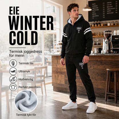 Tykt genser- og buksesett med hette for menn – Varmt og komfortabelt loungesett ✨🧥🍂
