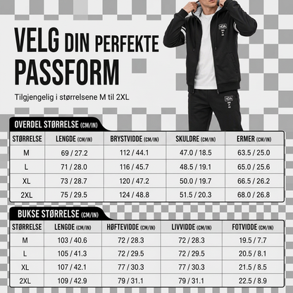 Tykt genser- og buksesett med hette for menn – Varmt og komfortabelt loungesett ✨🧥🍂
