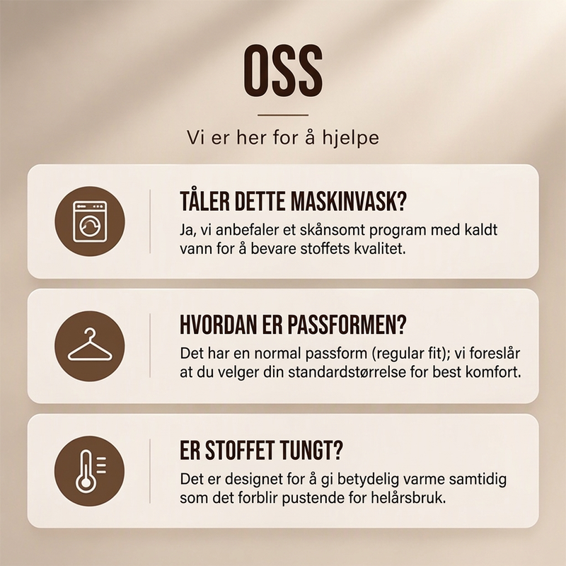 Avslappet herrejakke med hette og varm fôr
