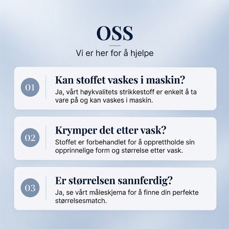 Dame genser med halv glidelås og bukse i vid modell