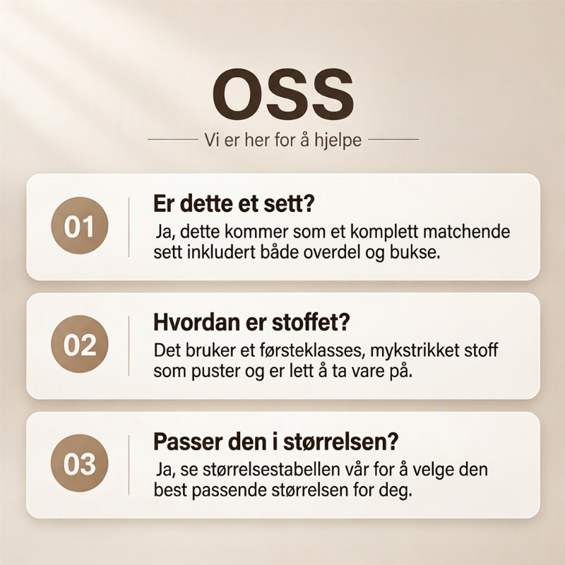 Damesett med en retro halvlångluppen genser og bukse med vid ben
