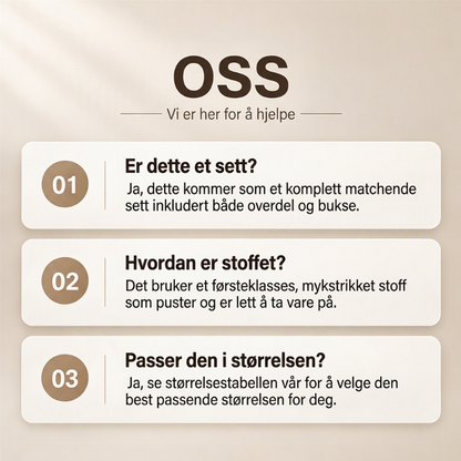 Damesett med en retro halvlångluppen genser og bukse med vid ben